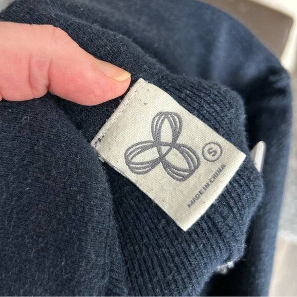 Aritzia Tna Women's Knit Leggings Y2k 2000s Navy Blue Size Small Cozy Neutral - Picture 12 of 14